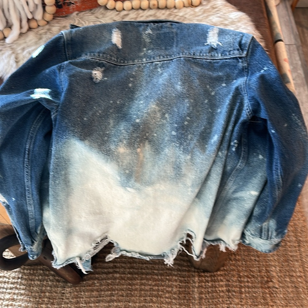 Distressed Denim Jacket - Picture 5 of 5